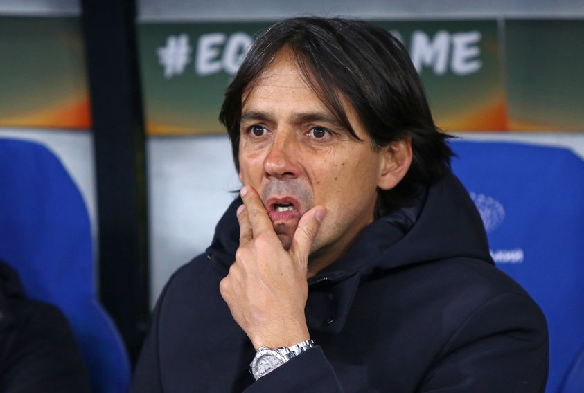 Lazio manager Simone Inzaghi