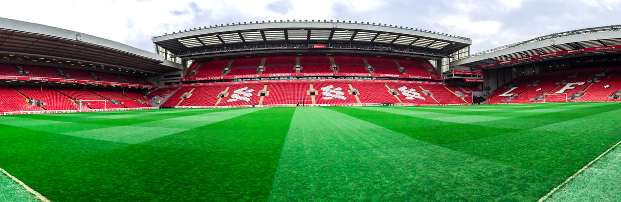 Anfield Stadium di LFC a Liverpool, UK