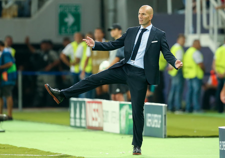 allenatore del Real Madrid Zinédite Zidane
